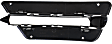 Front, Driver Side, Outer Bumper Grille, Textured Black