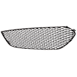Front, Driver Side Fog Light Cover, Textured Black