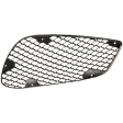 Front, Passenger Side, Outer Bumper Grille, Textured Black