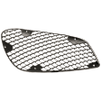 Front, Passenger Side, Outer Bumper Grille, Textured Black