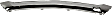 Front, Driver or Passenger Side, Lower Bumper Trim, Chrome