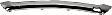 Front, Driver or Passenger Side, Lower Bumper Trim, Chrome, CAPA CERTIFIED