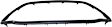 Front, Driver or Passenger Side Bumper Trim, Textured Black