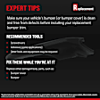 Front, Driver or Passenger Side Bumper Trim, Textured Black