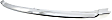 Front, Driver or Passenger Side Bumper Trim, Chrome