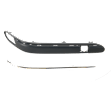 Front, Passenger Side Bumper Trim, Primed, Without Parking Aid Sensor Holes