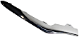 Front, Passenger Side Bumper Trim, Chrome