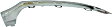 Front, Driver Side Bumper Trim, Chrome, 4Matic Model
