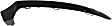 Front, Passenger Side Bumper Trim, Primed, Outer Molding