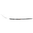 Front, Passenger Side, Outer Bumper Trim, Chrome