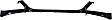 2010 Mercedes Benz Sprinter 3500 - Front, Driver or Passenger Side Bumper Trim, For Models Without Headlight Washer Hole, Primed