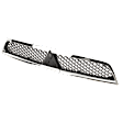 Upper Grille Assembly, Chrome Shell with Black Insert