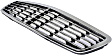 Upper Grille Assembly, Chrome Shell with Painted Black Insert