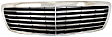 Grille Chrome Shell with Painted Black Insert