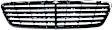 2003-2007 Mercedes Benz C230 - Upper Grille Assembly, Chrome Shell with Painted Black Insert