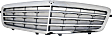 2010-2013 Mercedes Benz E350 - Upper Grille Assembly, Chrome Shell with Gray Insert
