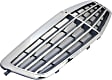 2010-2013 Mercedes Benz E350 - Upper Grille Assembly, Chrome Shell with Gray Insert
