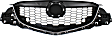 2013-2014 Mazda CX-5 - Upper Grille Assembly, Painted Black Shell and Insert