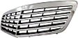 Upper Grille Assembly, Chrome Shell with Painted Black Insert