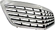 Upper Grille Assembly, Chrome Shell with Painted Black Insert