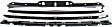 Grille, Textured Black, 4 Cyl., 1.6L Engine