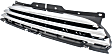 Upper Grille Assembly, Textured Black Shell and Insert