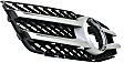 Upper Grille Assembly, Black Shell and Insert