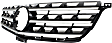 Upper Grille Assembly, Painted Black Shell and Insert