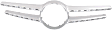 Upper Grille Assembly, Silver