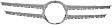 Upper Grille Assembly, Silver