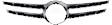 2014-2016 Mercedes Benz E350 - Upper Grille Assembly, Silver, CAPA CERTIFIED