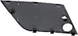 Passenger Side, Upper Grille Assembly, Textured Black, Grille Cover