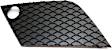 Driver Side Upper Grille Assembly, Textured Black, Grille Cover