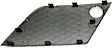 Driver Side Upper Grille Assembly, Textured Black, Grille Cover