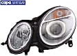 Passenger Side Halogen Headlight, With bulb(s), OE Replacement, CAPA Certified