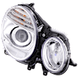 Passenger Side Headlight, with Bulb, Halogen, Production Date From June 30 2006, CAPA CERTIFIED