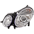 2009 Mercedes Benz E550 - Driver Side Halogen Headlight, With bulb(s), For Models Without Premium Package, OE Replacement