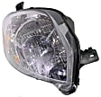 Passenger Side Headlight, with Bulb, Halogen, Convertible 3.8L Engine From 1-07/Coupe/Hatchback 06-07 From 1-1-07