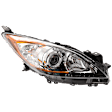 2010-2013 Mazda 3 - Passenger Side Headlight, without Bulb, Halogen, 5 Speed Transmission, Hatchback/Sedan