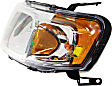 Driver Side Halogen Headlight, With bulb(s), OE Replacement, CAPA Certified