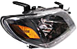 Passenger Side Halogen Headlight, With bulb(s), OE Replacement