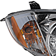 2007-2012 Mitsubishi Eclipse - Passenger Side Halogen Headlight, With bulb(s), OE Replacement