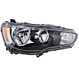 Passenger Side Headlight, with Bulb, Halogen, Clear Lens, CAPA Certified