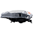 2009-2017 Mitsubishi Lancer - Driver Side Headlight, with Bulb, Halogen, Clear Lens, CAPA Certified