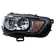 Passenger Side Headlight, with Bulb, Halogen, Clear Lens, CAPA Certified