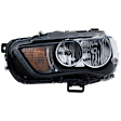 Driver Side Headlight, with Bulb, Halogen, Clear Lens, CAPA Certified