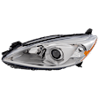 Driver Side Halogen Headlight, Without bulb(s), OE Replacement, CAPA Certified