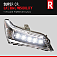 2011 Mercedes Benz C350 - Passenger Side Halogen Headlight, With bulb(s), For Models Without Lighting Package, OE Replacement