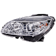 2010-2011 Mercedes Benz C250 - Driver Side Halogen Headlight, With bulb(s), OE Replacement,, CAPA Certified
