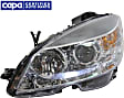 2010-2011 Mercedes Benz C250 - Driver Side Halogen Headlight, With bulb(s), OE Replacement,, CAPA Certified